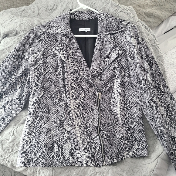 Snakeskin Print Women's Jacket - Picture 1 of 4